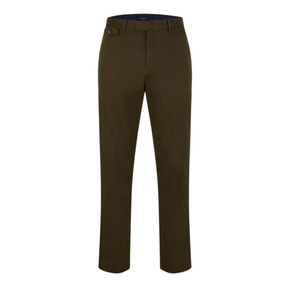 Ted Baker Mens Haydae Straight Chinos / Khaki Brown